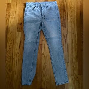 Ksubi light blue and gem denim jeans